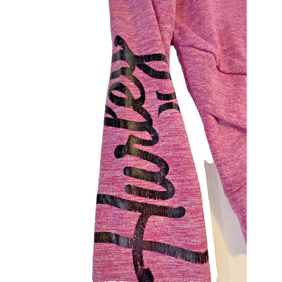 Hurley Sweatshirt Girls Medium Long Sleeve Crewneck Pullover Criss Cross Back - Picture 4 of 4